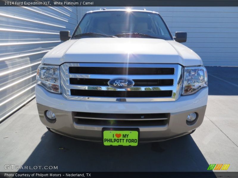 White Platinum / Camel 2014 Ford Expedition XLT