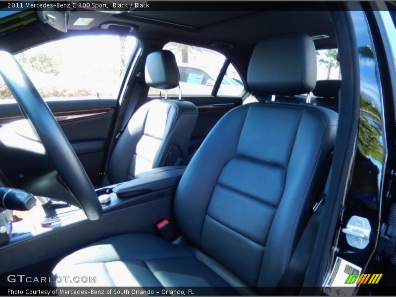 Black / Black 2011 Mercedes-Benz C 300 Sport