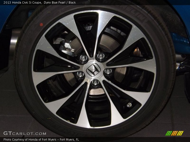Dyno Blue Pearl / Black 2013 Honda Civic Si Coupe