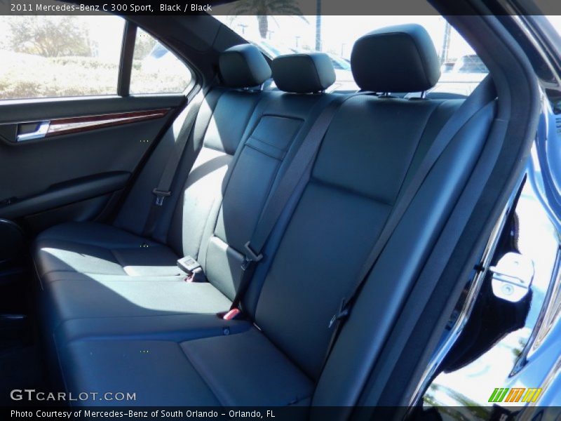Black / Black 2011 Mercedes-Benz C 300 Sport