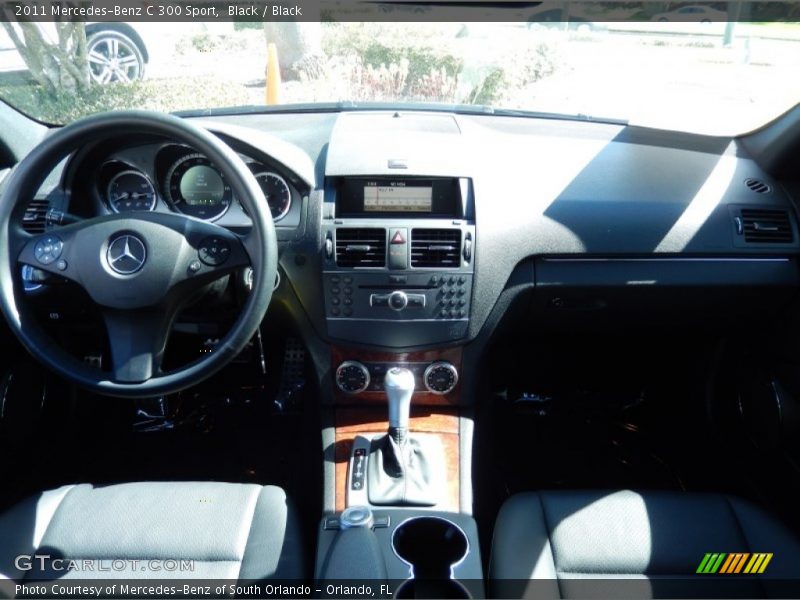 Black / Black 2011 Mercedes-Benz C 300 Sport