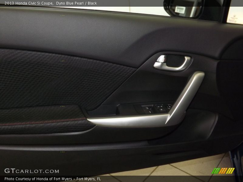 Dyno Blue Pearl / Black 2013 Honda Civic Si Coupe