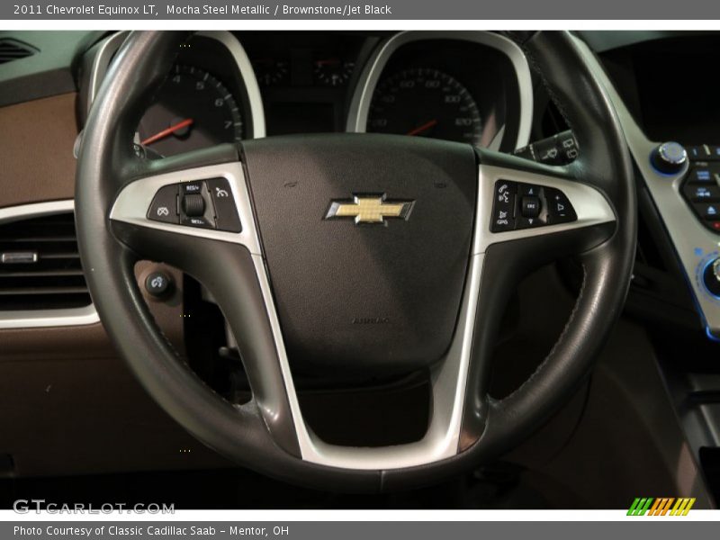 Mocha Steel Metallic / Brownstone/Jet Black 2011 Chevrolet Equinox LT
