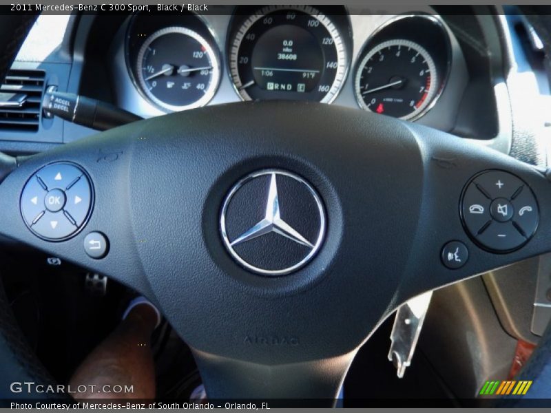 Black / Black 2011 Mercedes-Benz C 300 Sport