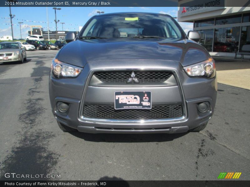Mercury Gray / Black 2011 Mitsubishi Outlander Sport ES
