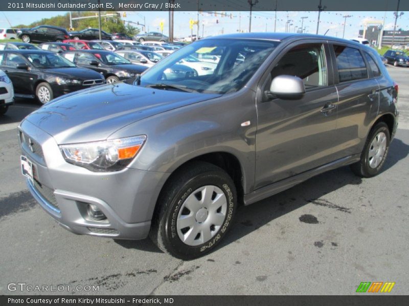Mercury Gray / Black 2011 Mitsubishi Outlander Sport ES