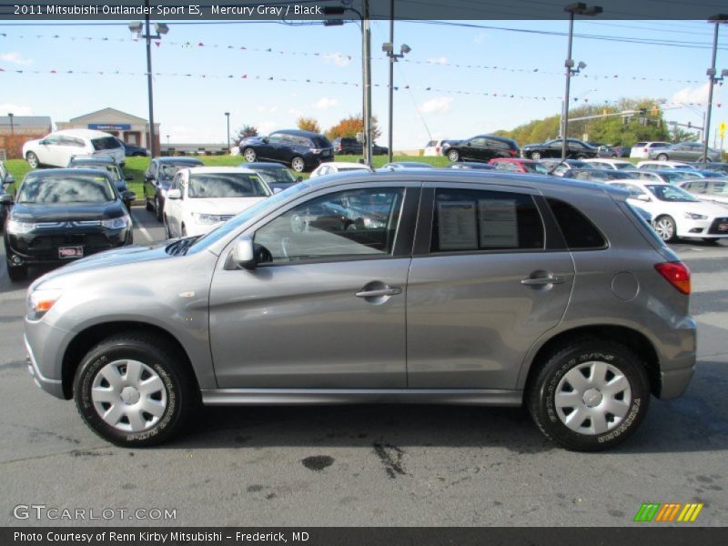Mercury Gray / Black 2011 Mitsubishi Outlander Sport ES