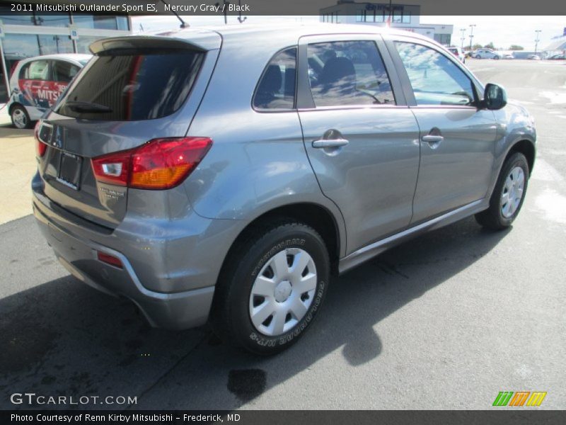 Mercury Gray / Black 2011 Mitsubishi Outlander Sport ES