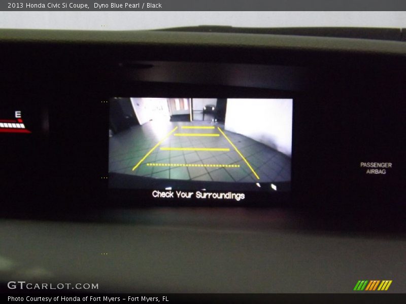 Dyno Blue Pearl / Black 2013 Honda Civic Si Coupe
