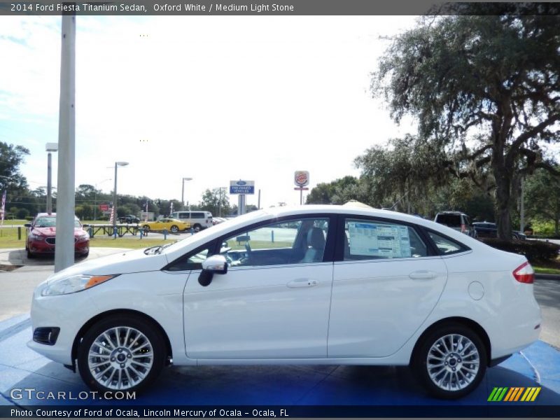  2014 Fiesta Titanium Sedan Oxford White