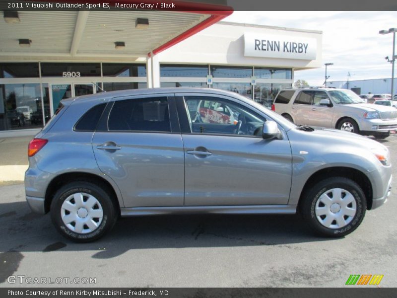 Mercury Gray / Black 2011 Mitsubishi Outlander Sport ES