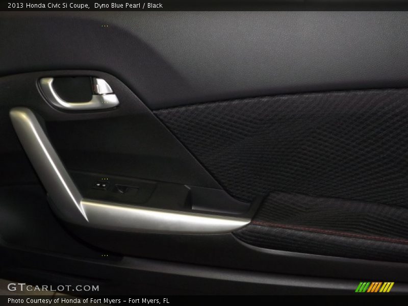 Dyno Blue Pearl / Black 2013 Honda Civic Si Coupe