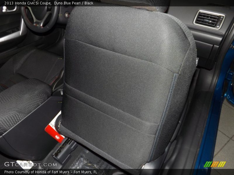 Dyno Blue Pearl / Black 2013 Honda Civic Si Coupe