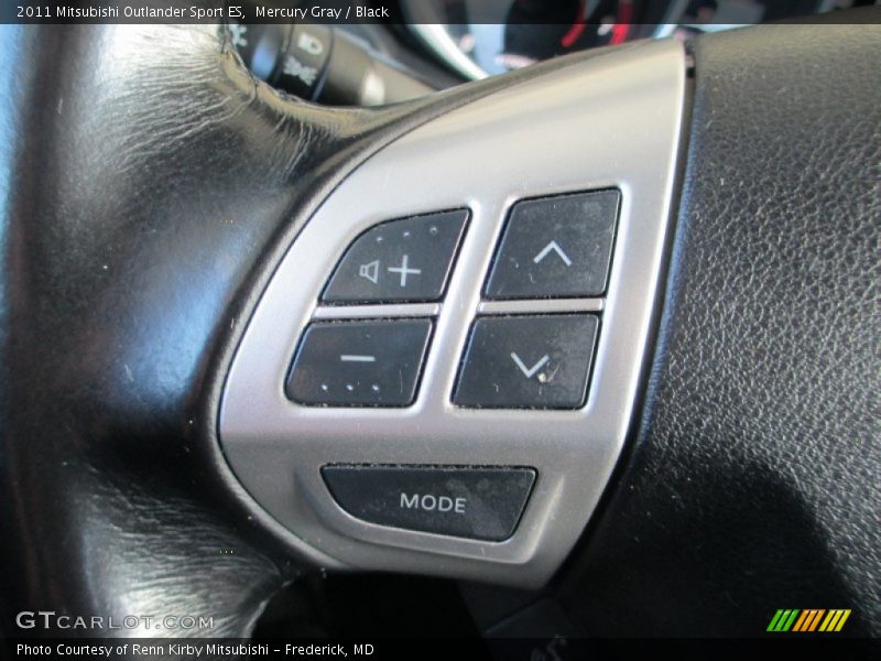 Mercury Gray / Black 2011 Mitsubishi Outlander Sport ES