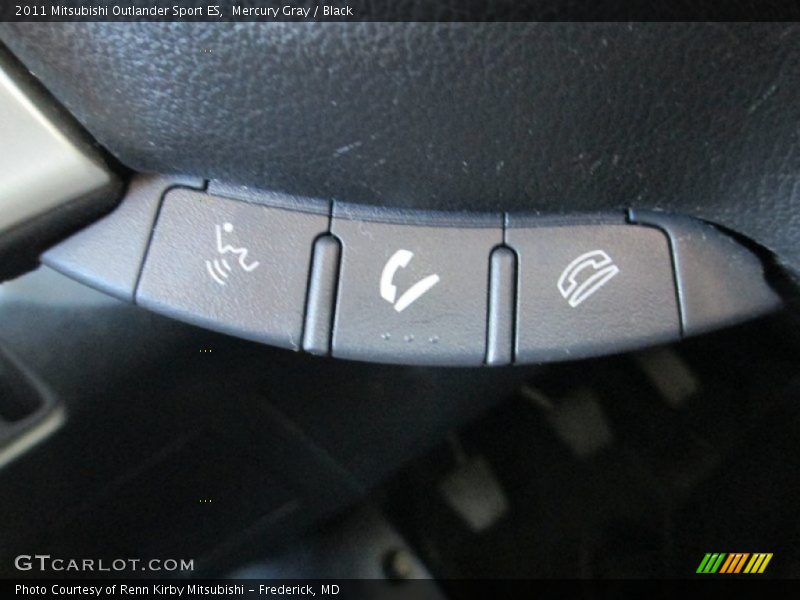 Mercury Gray / Black 2011 Mitsubishi Outlander Sport ES