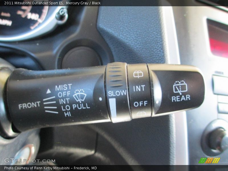 Mercury Gray / Black 2011 Mitsubishi Outlander Sport ES