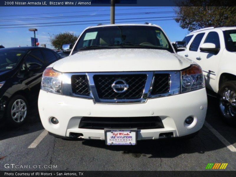 Blizzard White / Almond 2008 Nissan Armada LE