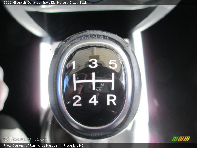 Mercury Gray / Black 2011 Mitsubishi Outlander Sport ES