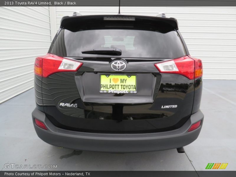 Black / Black 2013 Toyota RAV4 Limited