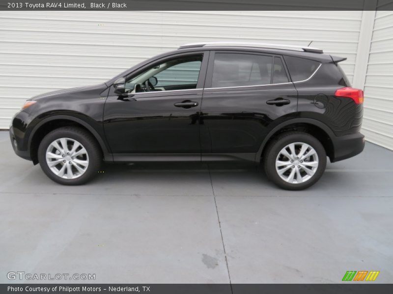 Black / Black 2013 Toyota RAV4 Limited