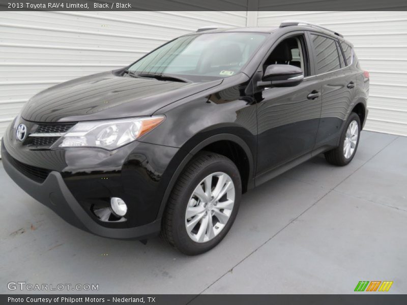 Black / Black 2013 Toyota RAV4 Limited