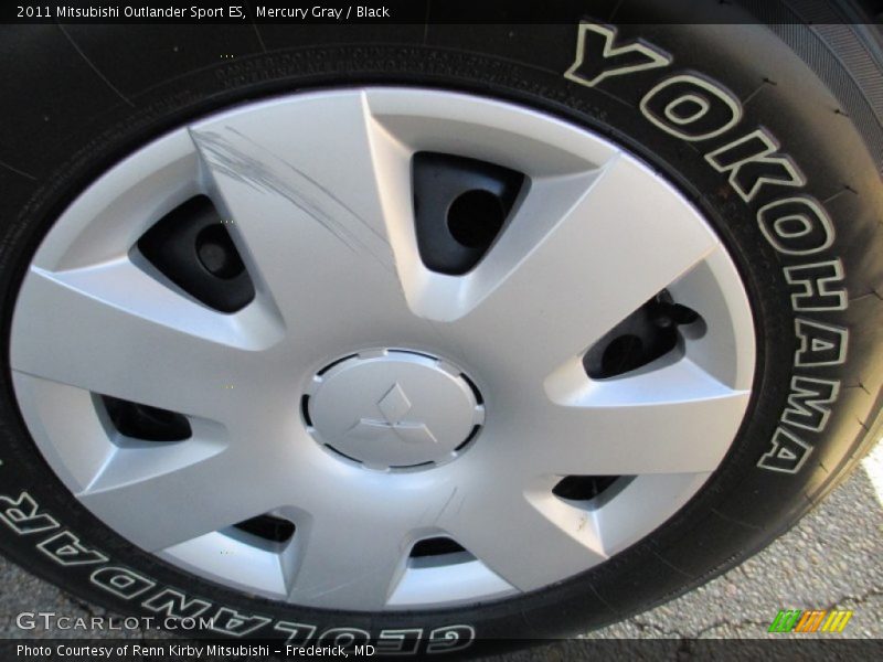 Mercury Gray / Black 2011 Mitsubishi Outlander Sport ES