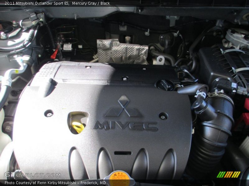Mercury Gray / Black 2011 Mitsubishi Outlander Sport ES