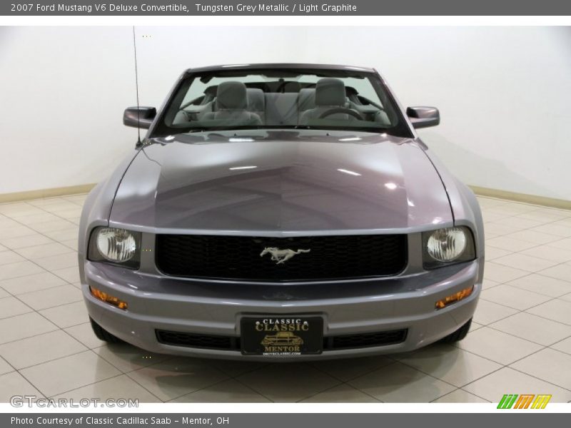 Tungsten Grey Metallic / Light Graphite 2007 Ford Mustang V6 Deluxe Convertible