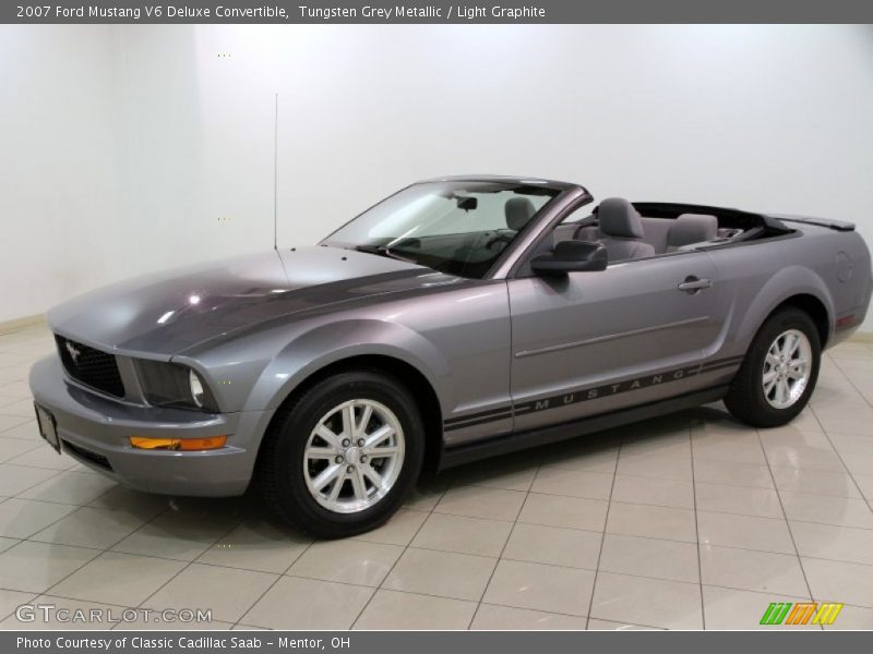 Tungsten Grey Metallic / Light Graphite 2007 Ford Mustang V6 Deluxe Convertible