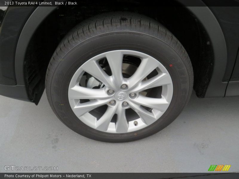 Black / Black 2013 Toyota RAV4 Limited