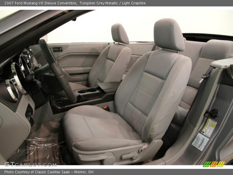 Tungsten Grey Metallic / Light Graphite 2007 Ford Mustang V6 Deluxe Convertible