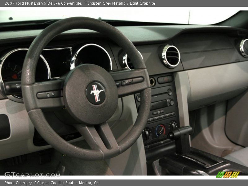 Tungsten Grey Metallic / Light Graphite 2007 Ford Mustang V6 Deluxe Convertible