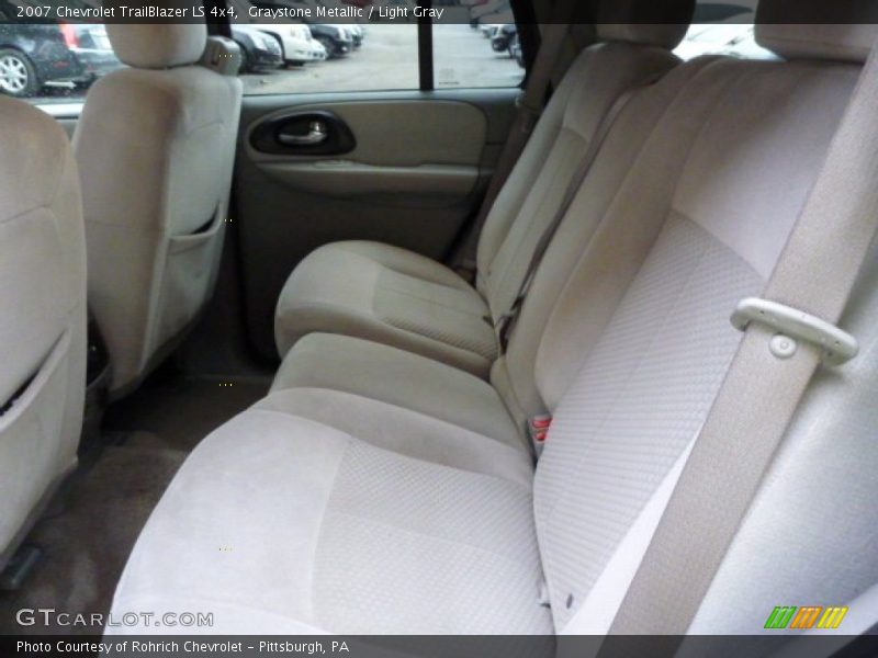 Graystone Metallic / Light Gray 2007 Chevrolet TrailBlazer LS 4x4