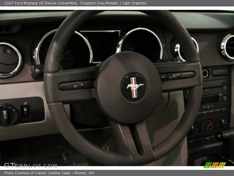 Tungsten Grey Metallic / Light Graphite 2007 Ford Mustang V6 Deluxe Convertible