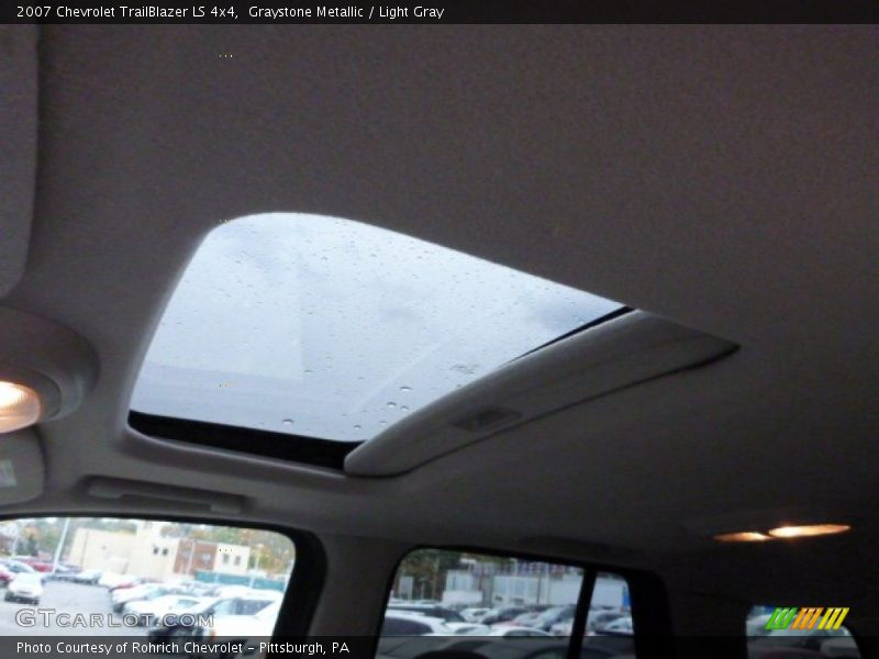 Graystone Metallic / Light Gray 2007 Chevrolet TrailBlazer LS 4x4