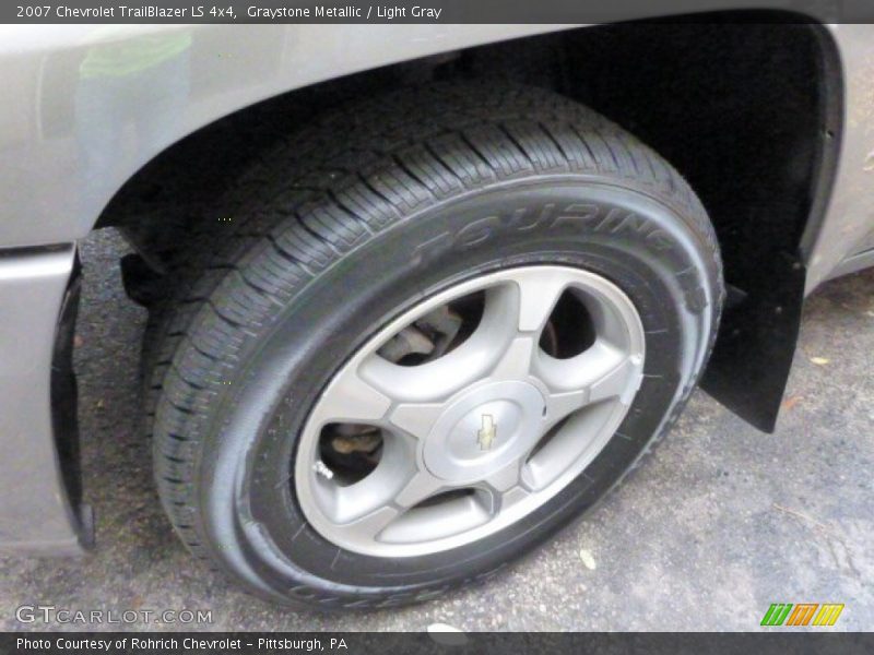 Graystone Metallic / Light Gray 2007 Chevrolet TrailBlazer LS 4x4