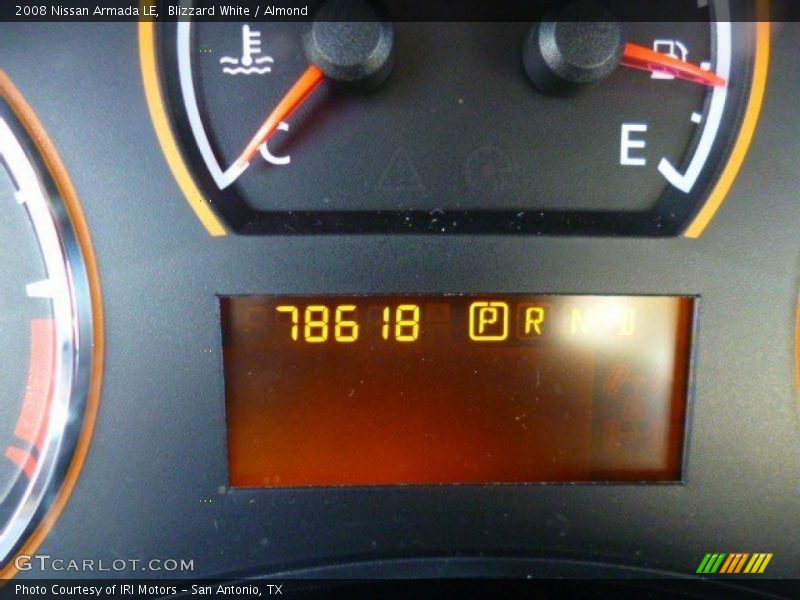 Blizzard White / Almond 2008 Nissan Armada LE