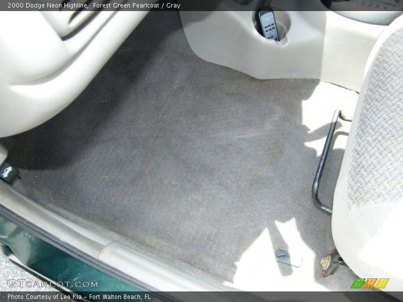 Forest Green Pearlcoat / Gray 2000 Dodge Neon Highline