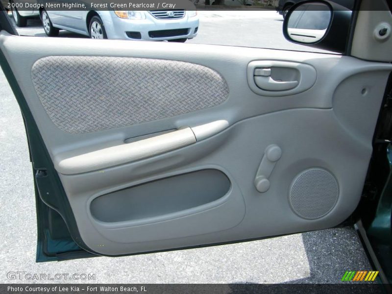 Forest Green Pearlcoat / Gray 2000 Dodge Neon Highline