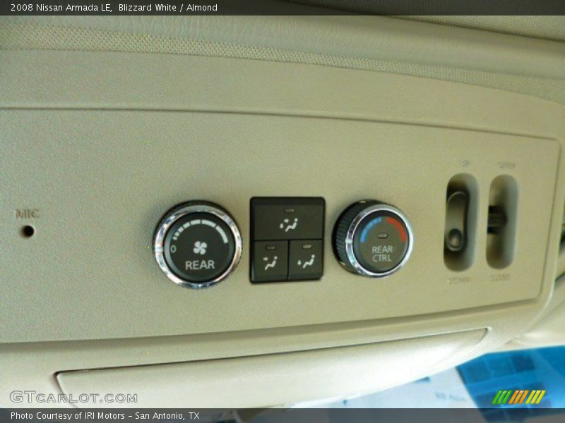 Blizzard White / Almond 2008 Nissan Armada LE