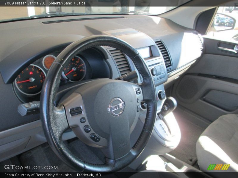 Sonoran Sand / Beige 2009 Nissan Sentra 2.0