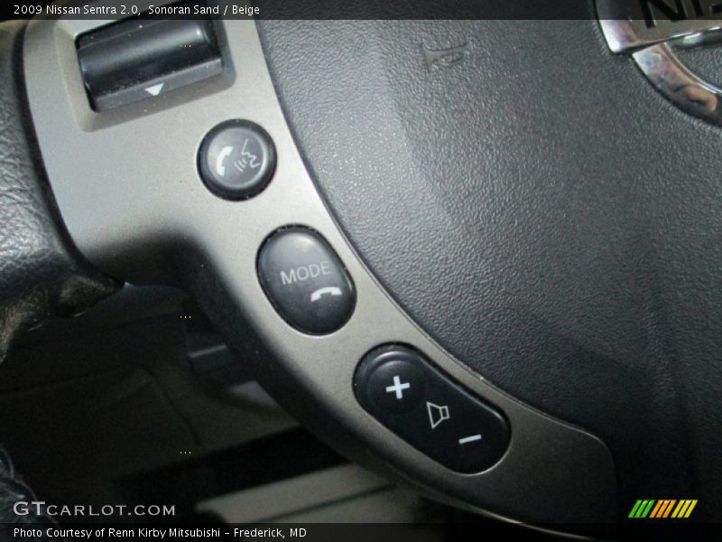 Sonoran Sand / Beige 2009 Nissan Sentra 2.0