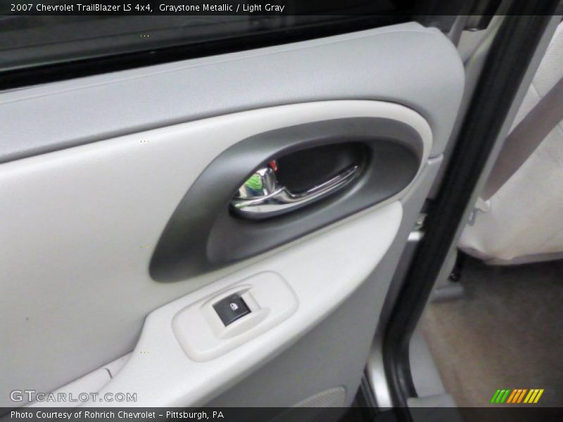 Graystone Metallic / Light Gray 2007 Chevrolet TrailBlazer LS 4x4