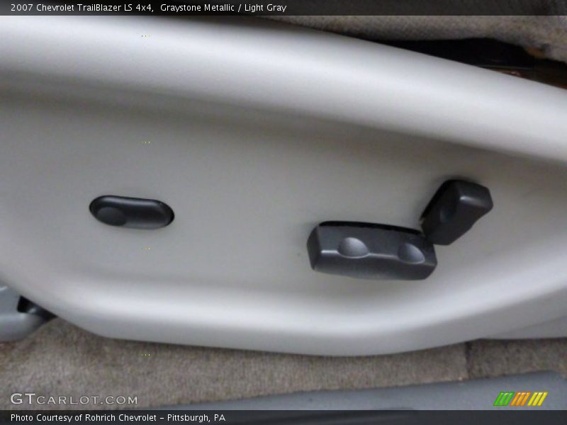 Graystone Metallic / Light Gray 2007 Chevrolet TrailBlazer LS 4x4