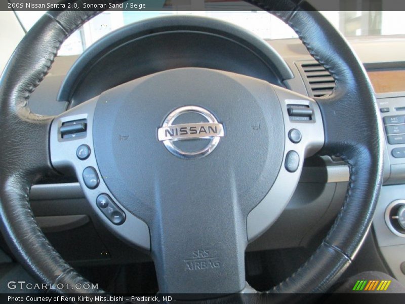 Sonoran Sand / Beige 2009 Nissan Sentra 2.0