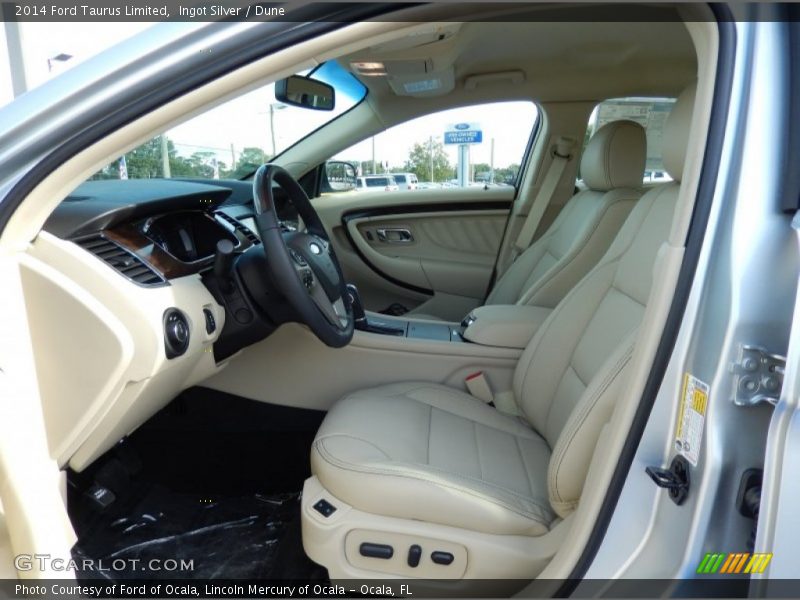 Front Seat of 2014 Taurus Limited