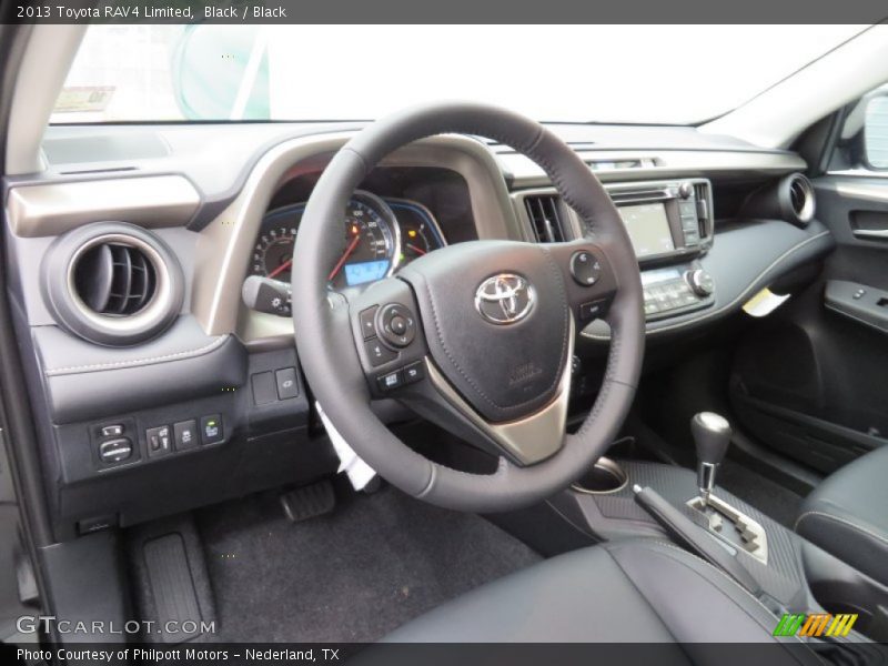 Black / Black 2013 Toyota RAV4 Limited