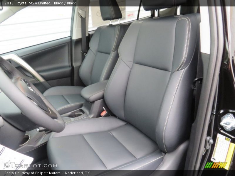 Black / Black 2013 Toyota RAV4 Limited