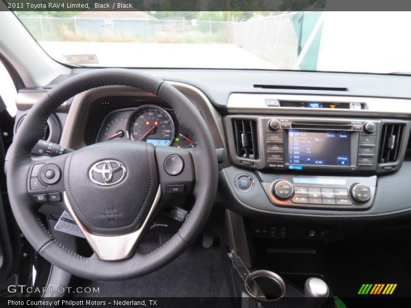 Black / Black 2013 Toyota RAV4 Limited