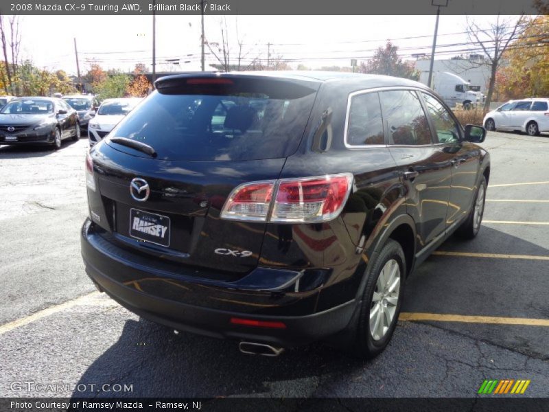 Brilliant Black / Black 2008 Mazda CX-9 Touring AWD
